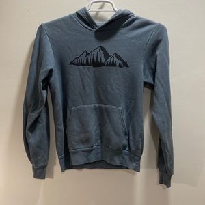Small Vintage Blue Mountain Hoodie